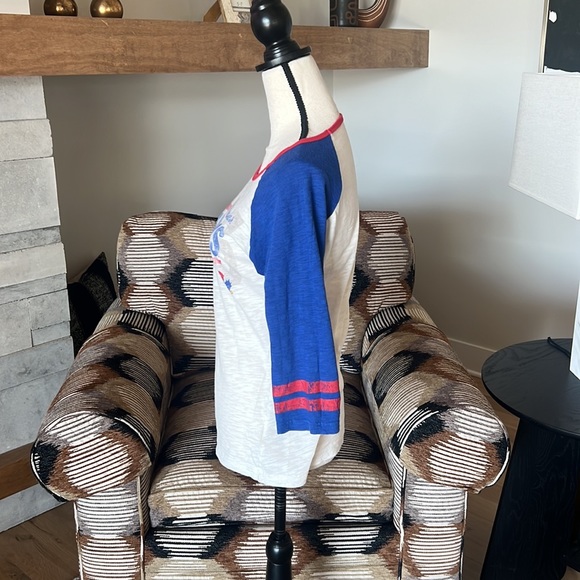 KU Jayhawks 3/4 Tee - Picture 5 of 7